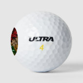Kerstboten Colorful Festive Holiday Golfballen (Logo)