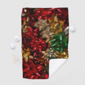 Kerstboten Colorful Festive Holiday Golfhanddoek (Insitu)