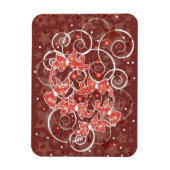 Kerstboten en -sterren met elegante en uisterstaar magneet (Verticaal)