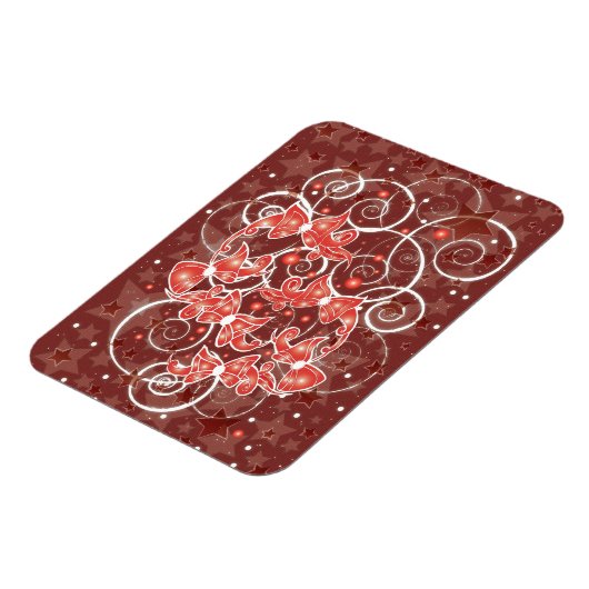 Kerstboten en -sterren met elegante en uisterstaar magneet (Linkerzijde)