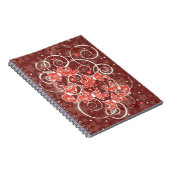 Kerstboten en -sterren met elegante en uisterstaar notitieboek (Rechterzijde)