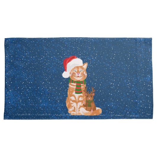 Kerstboten Kussensloop (Voorkant-Rechts)