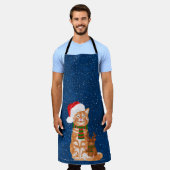 Kerstboten Schort (Gedragen)