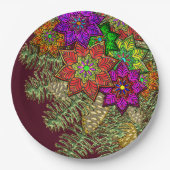 KerstBouquet Papieren Bordje (Voorkant)