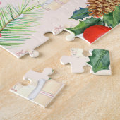 KerstBouquet verbrand Oranje Snoep Barry Wreath Legpuzzel (Zijkant)