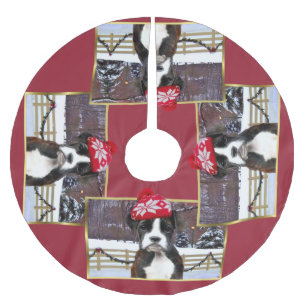 Kerstboxeerpuppy Kerstboom Rok