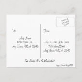 kerstboxer feestdagenkaart (Achterkant)