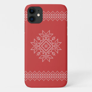 Kerstbrei-snowflake, seizoensgebonden iPhone 11 hoesje