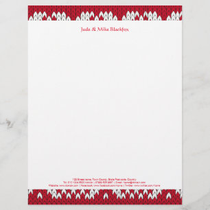 Kerstbreiwerk Custom Briefhoofd