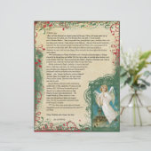  kerstbrief Angel (Staand voorkant)