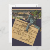  kerstbrief feestdagenkaart (Voorkant / Achterkant)