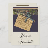 kerstbrief kaart (Voorkant / Achterkant)