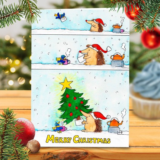 Kerstbrief kaart van Nicole Janes