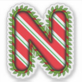Kerstbrief N Sticker (Voorkant)