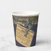  kerstbrief papieren bekers (Achterkant)