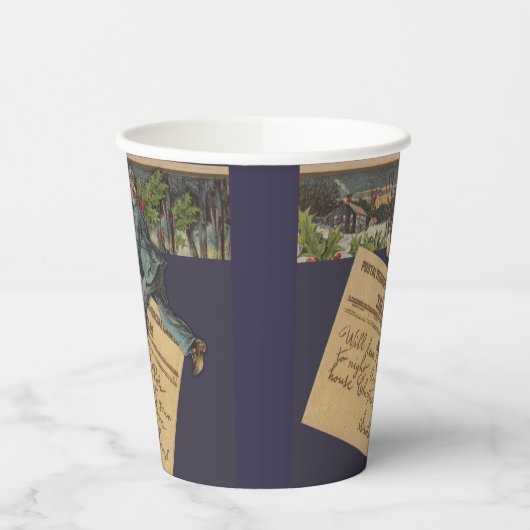 kerstbrief papieren bekers (Links)