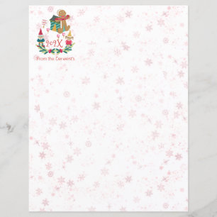 kerstbrief Personal Cute Holiday Village