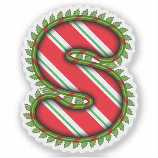 Kerstbrief S Sticker (Voorkant)