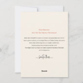 Kerstbrief van de Kabouter Feestdagenkaart (Achterkant)