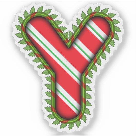 Kerstbrief Y Sticker (Voorkant)