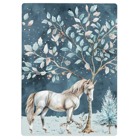 Kerstbriefboek Klembord (Achterkant)