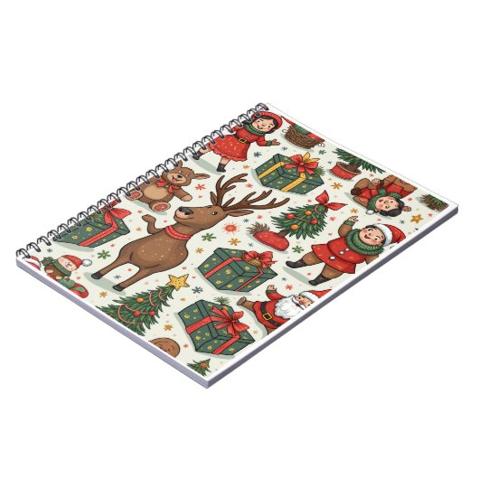 kerstbriefje notitieboek (Linkerzijde)