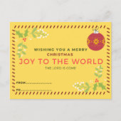 kerstbriefkaart briefkaart (Voorkant)