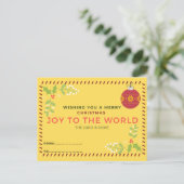 kerstbriefkaart briefkaart (Staand voorkant)