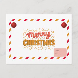 kerstbriefkaart briefkaart