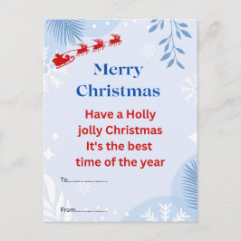 kerstbriefkaart briefkaart