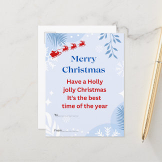 kerstbriefkaart briefkaart