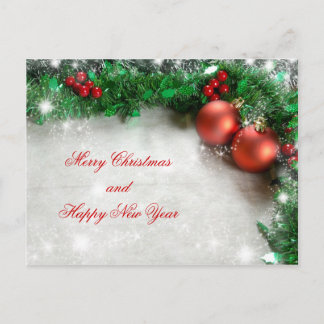 kerstbriefkaart feestdagenkaart