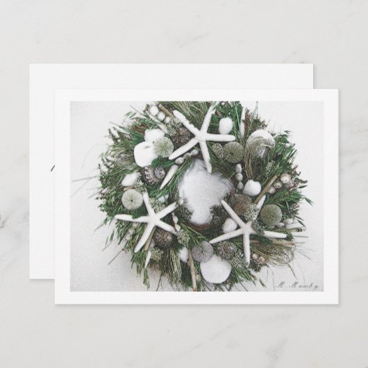 kerstBriefkaart Feestdagenkaart (Voorkant / Achterkant)