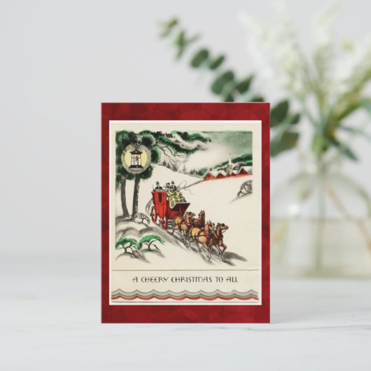  kerstBriefkaart Feestdagenkaart (Staand voorkant)