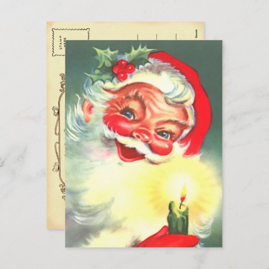 kerstBriefkaart Feestdagenkaart (Voorkant / Achterkant)