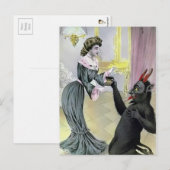  kerstBriefkaart Krampus Briefkaart (Voorkant / Achterkant)