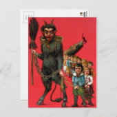  kerstBriefkaart Krampus Briefkaart (Voorkant / Achterkant)