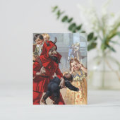 kerstBriefkaart Krampus Briefkaart (Staand voorkant)