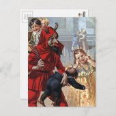 kerstBriefkaart Krampus Briefkaart (Voorkant / Achterkant)