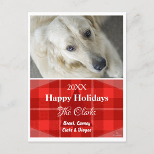 kerstBriefkaart Red Pset - HAMbWG Feestdagenkaart