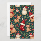 kerstbriefkaart save the date (Voorkant / Achterkant)