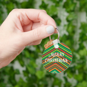 kerstbriefkaart sleutelhanger