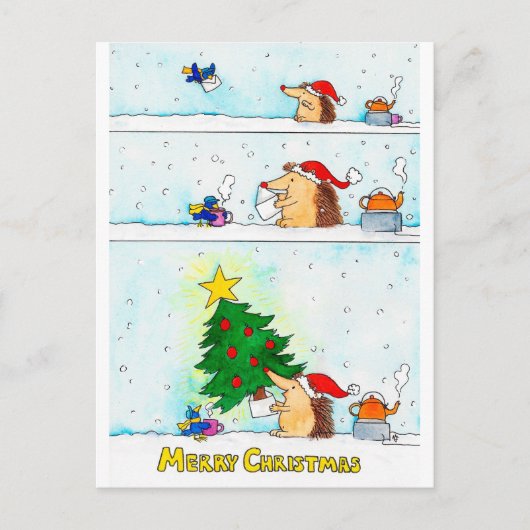 Kerstbriefkaart van Nicole Janes Feestdagenkaart (Voorkant)