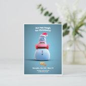 kerstBriefkaart voor Scorpio Briefkaart (Staand voorkant)