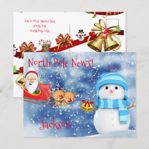 KerstBriefkaarten Noordpool Briefkaart