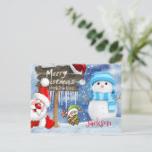 KerstBriefkaarten Noordpool Briefkaart (Staand voorkant)