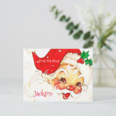 KerstBriefkaarten Noordpool  kerstman Briefkaart (Staand voorkant)