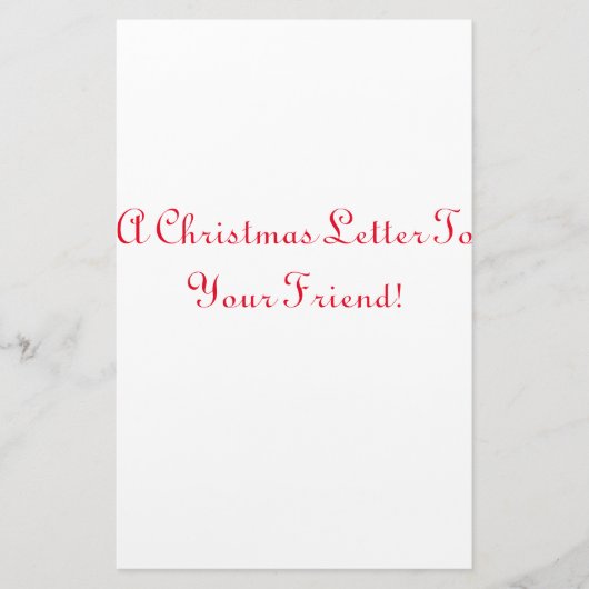 kerstbriefpapier briefpapier (Voorkant)