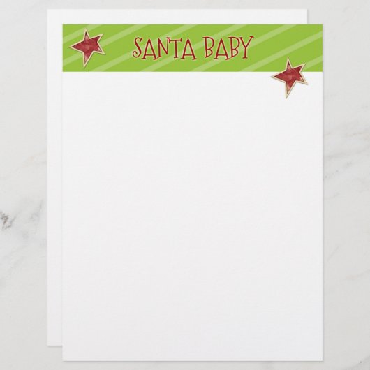 Kerstbriefpapier - Sinterklaringen (Voorkant / Achterkant)