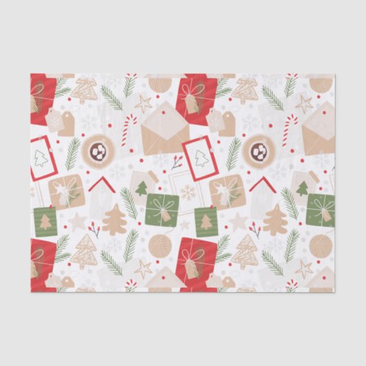 Kerstbrieven Tissuepapier (Voorkant)